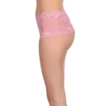 Vixense Romantic Lace Floral Panty - Pink & White (Free Size)