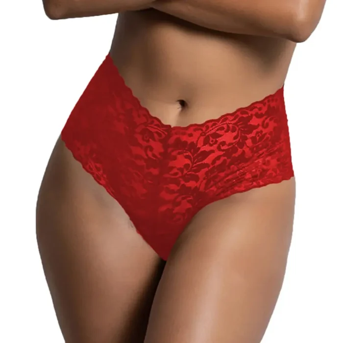 Red UltraSoft Fancy Women's Thong Panty – Sensual Lycra Comfort